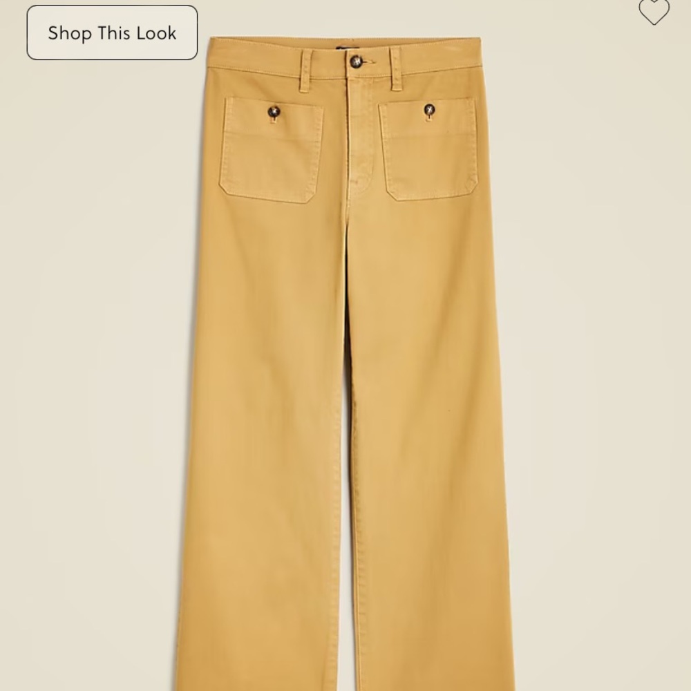 J. Crew Sailor slim wide-leg chino pant